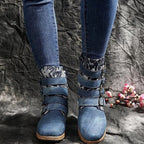 Vintage Ethnischer Stil Stiefel R&B