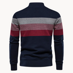 R&B | Strickpullover mit Viertelreißverschluss - Eleganter Feinstrick für Business & Freizeit