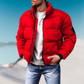 R&B | Daunenjacke Gepolstertes Fit Hoher Kragen Gerippte Bündchen Freizeitjacke
