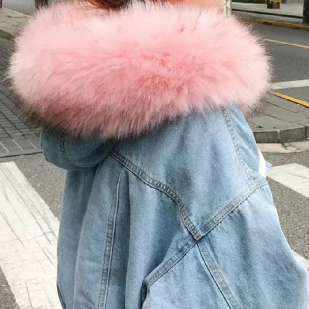 R&B | Elegante Winter-Jeansjacke für Damen