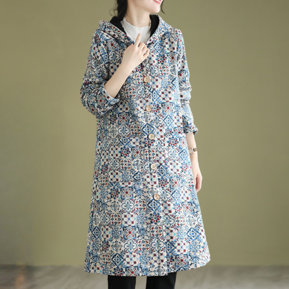 R&B | Elegante Winterjacke mit Kapuze für Damen