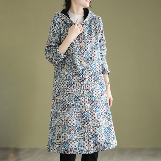 R&B | Elegante Winterjacke mit Kapuze für Damen