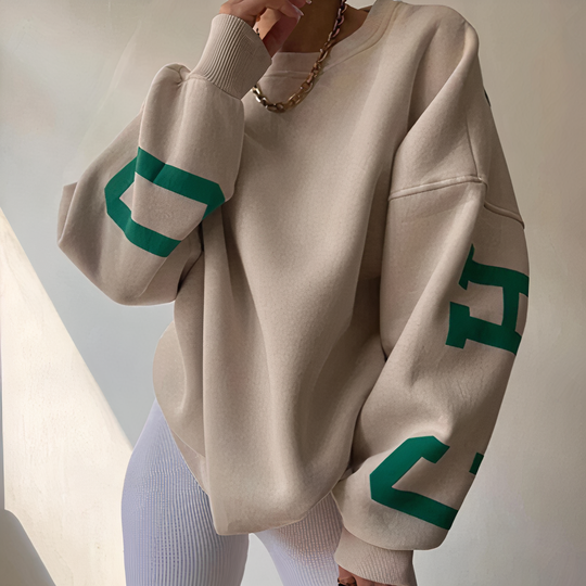 R&B | Pullover mit Buchstabenaufdruck