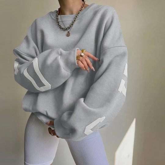 R&B | Pullover mit Buchstabenaufdruck
