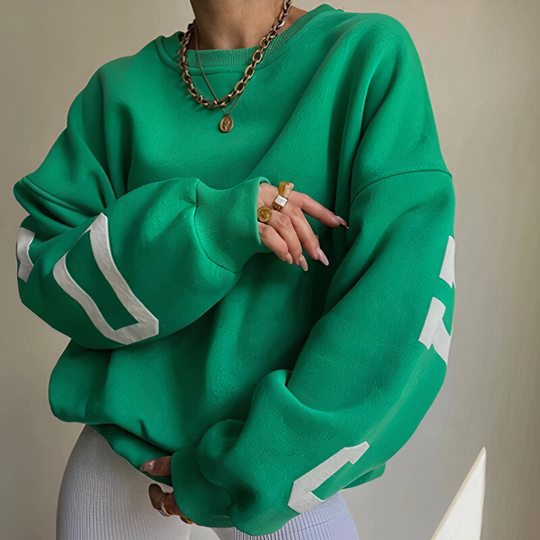 R&B | Pullover mit Buchstabenaufdruck