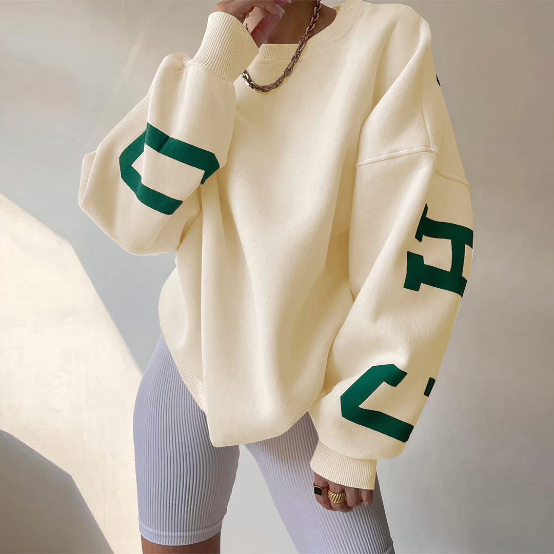 R&B | Pullover mit Buchstabenaufdruck