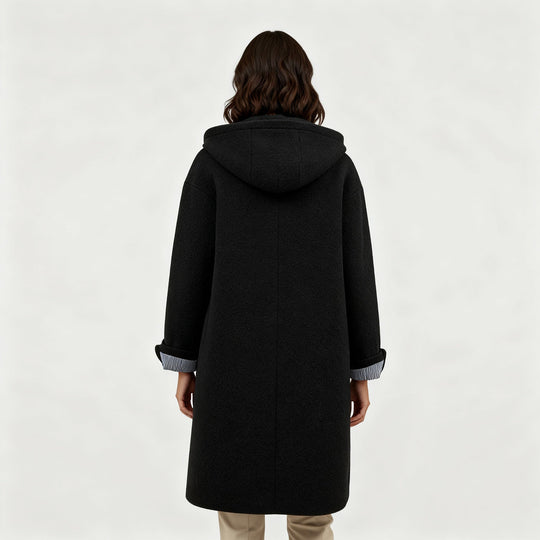 Eleganter Wintermantel Damen Komfort Langer Mantel Fleece | R&B