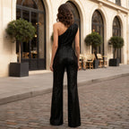 Eleganter Pailletten Jumpsuit