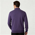Eleganter Merino Komfort Pullover Damen Reißverschluss Moderne Strickware | R&B