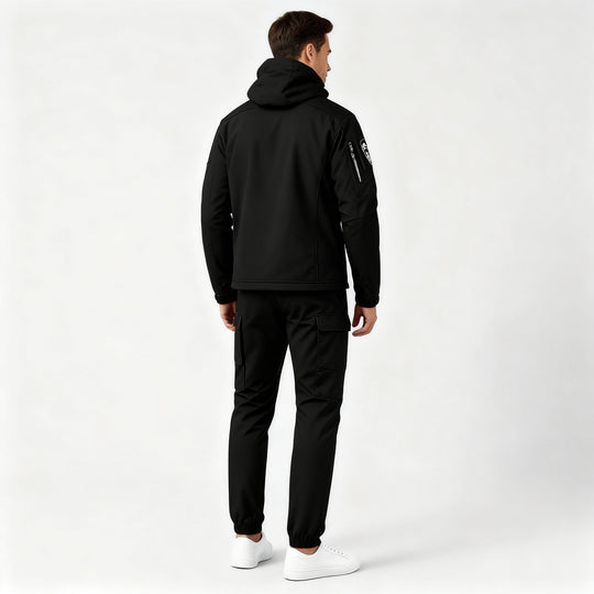 R&B Herren Outdoor-Set mit Kapuzenjacke und Cargohose