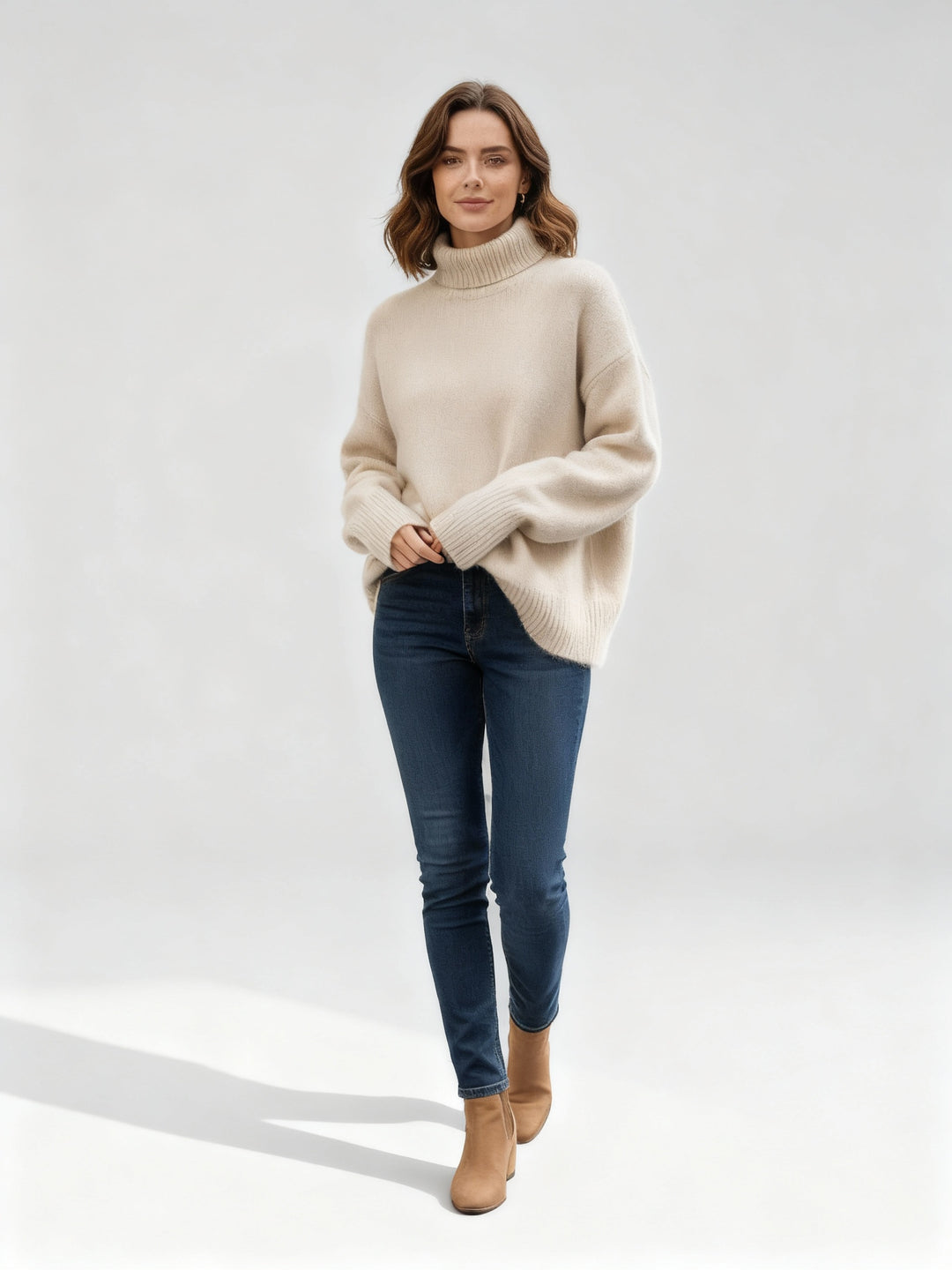 Luxuriöser Wärmender Damen Rollkragenpullover