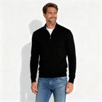 V-Ausschnitt Zipper Pullover