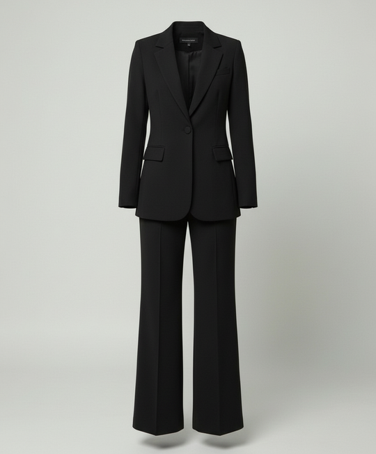 R&B | Damenanzug 2-teilig - Eleganter Blazer und Weite Hose Set