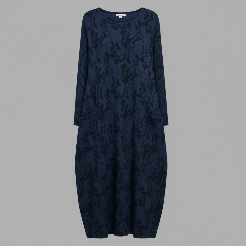 Luxuriöses Winterkleid Druck Elegant Komfort | R&B
