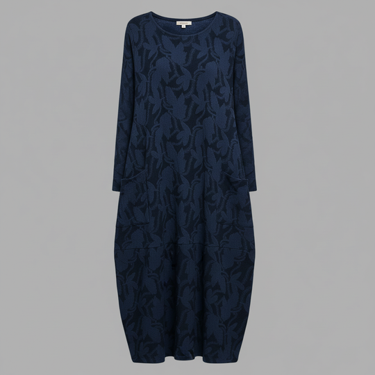 Luxuriöses Winterkleid Druck Elegant Komfort | R&B