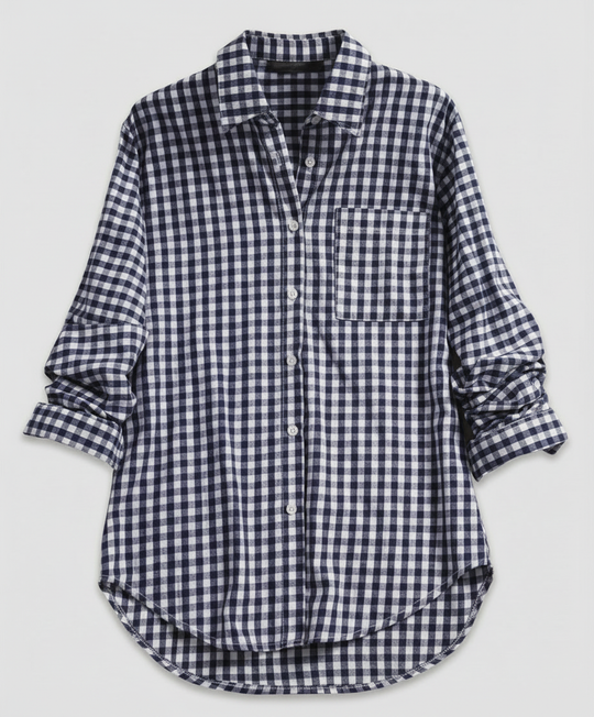 Damen Kariertes Hemd Oversize | R&B