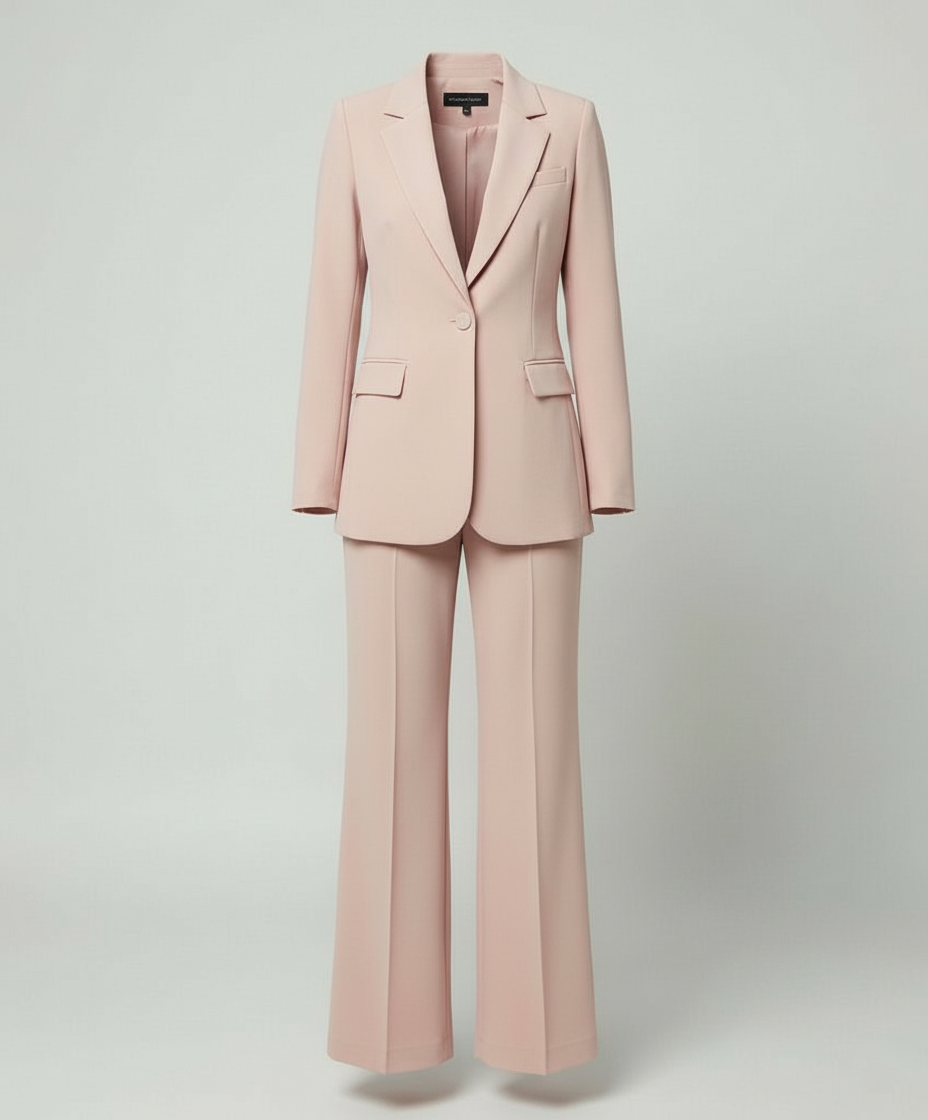 R&B | Damenanzug 2-teilig - Eleganter Blazer und Weite Hose Set