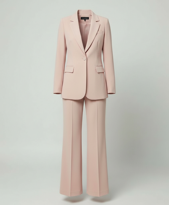 R&B | Damenanzug 2-teilig - Eleganter Blazer und Weite Hose Set
