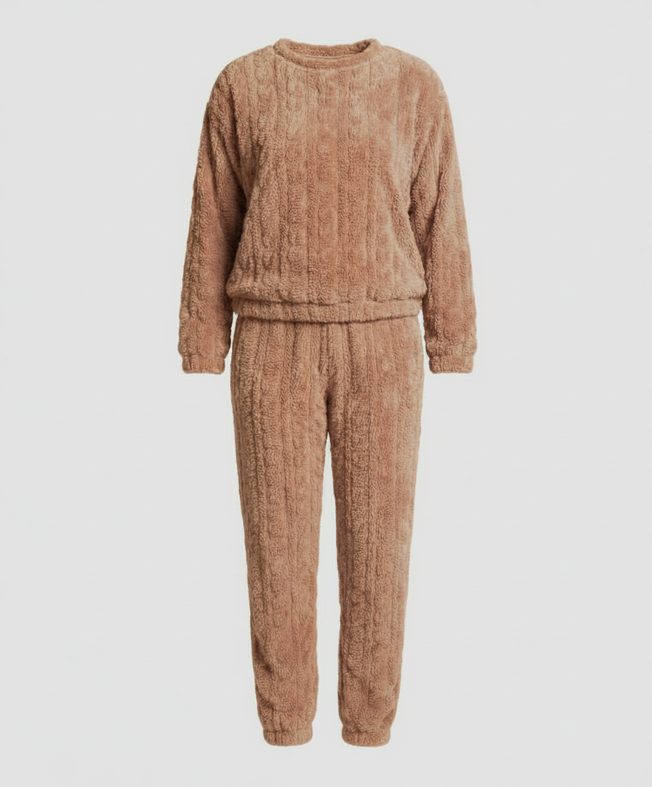 Kuscheliges Damen Fleece-Pyjama-Set | R&B