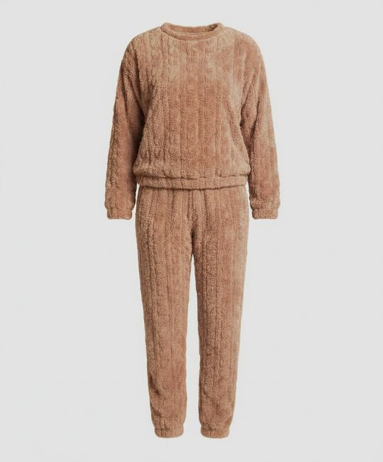 Kuscheliges Damen Fleece-Pyjama-Set | R&B