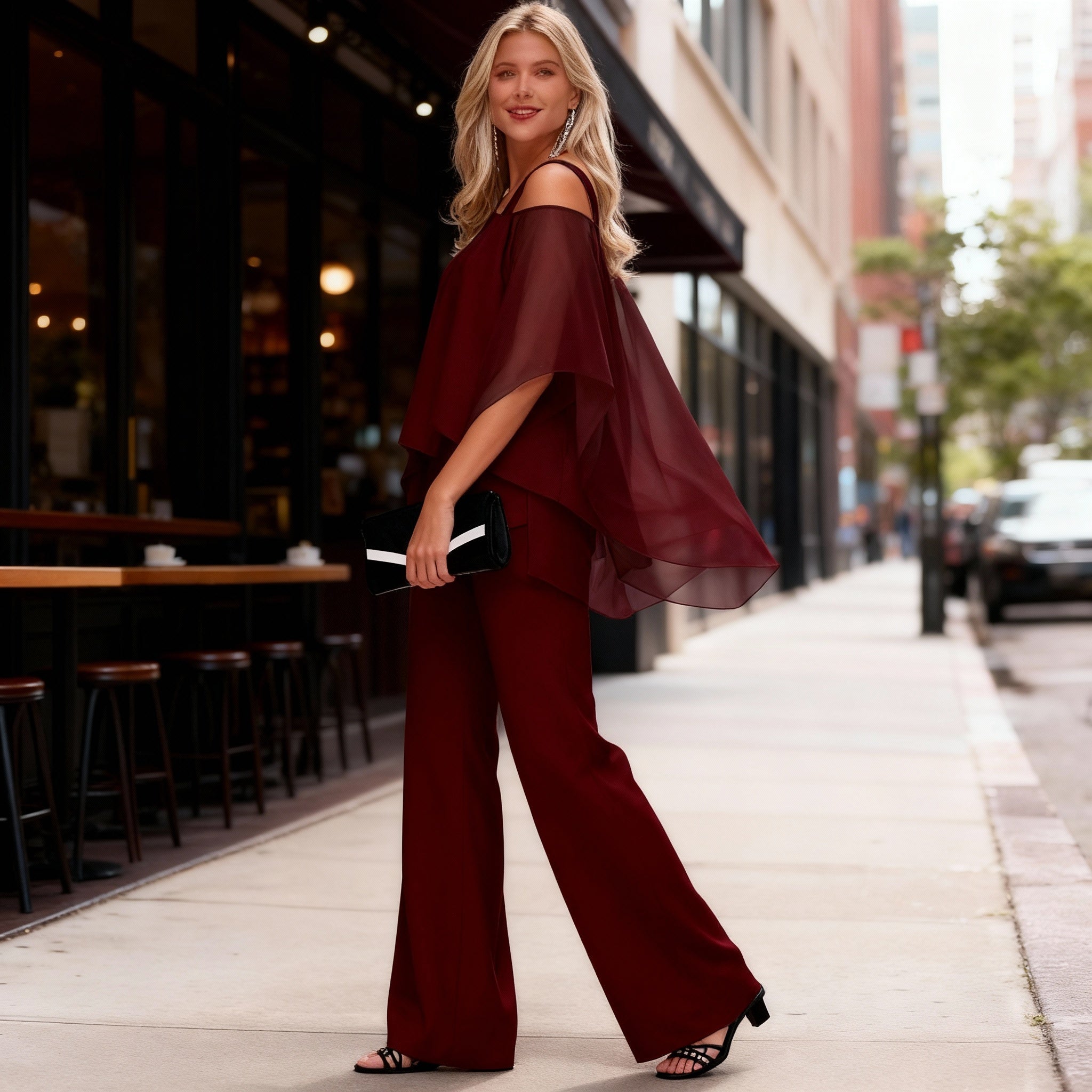Luxus-Chiffon-Set für Elegante Abende