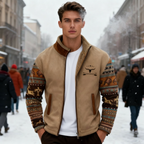 Merino-Fleecejacke Herren Leicht Warm