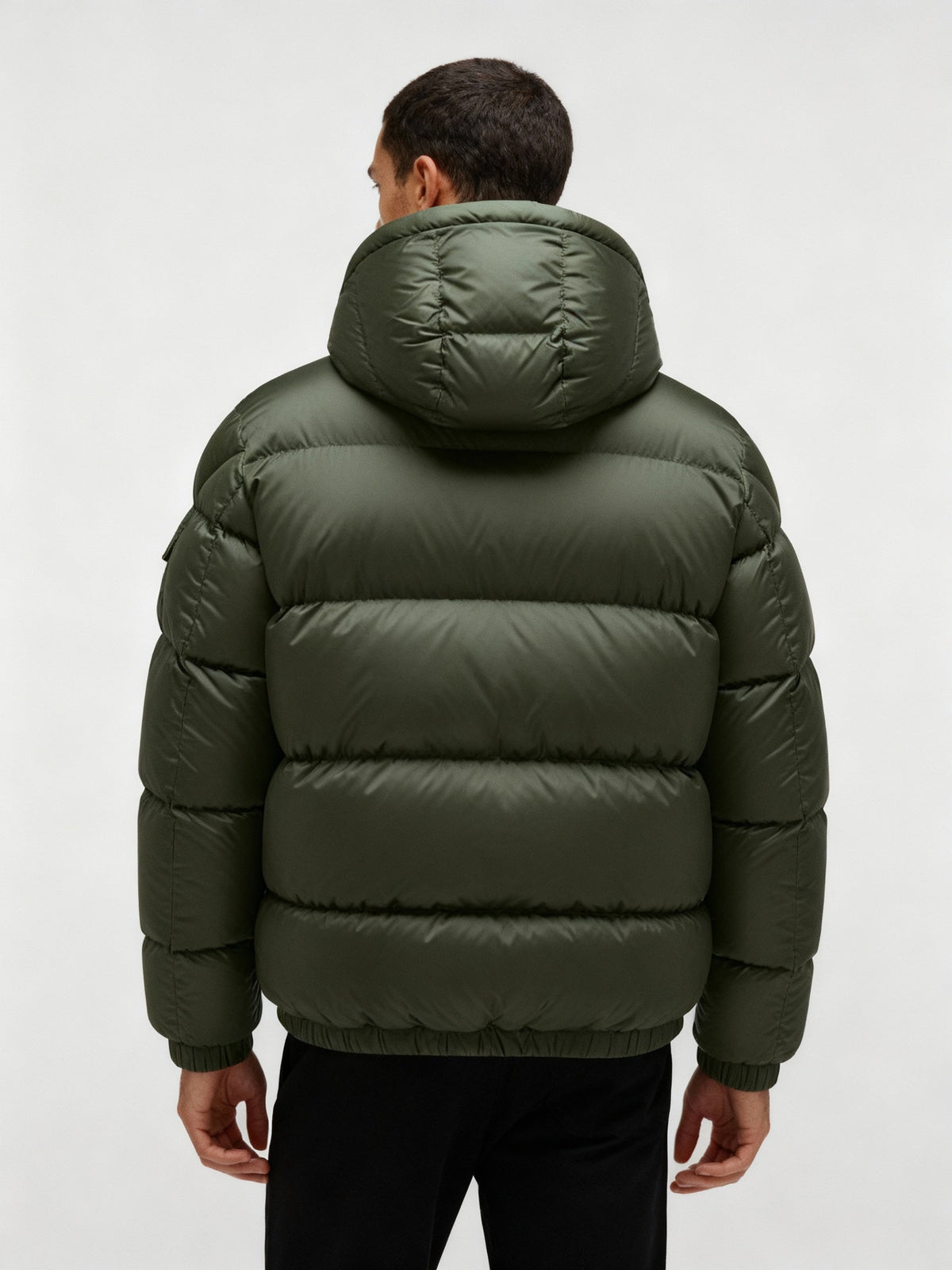 Herren Pufferjacke aus Entenfedern mit Wärme & Kapuze | Redlich & Becker