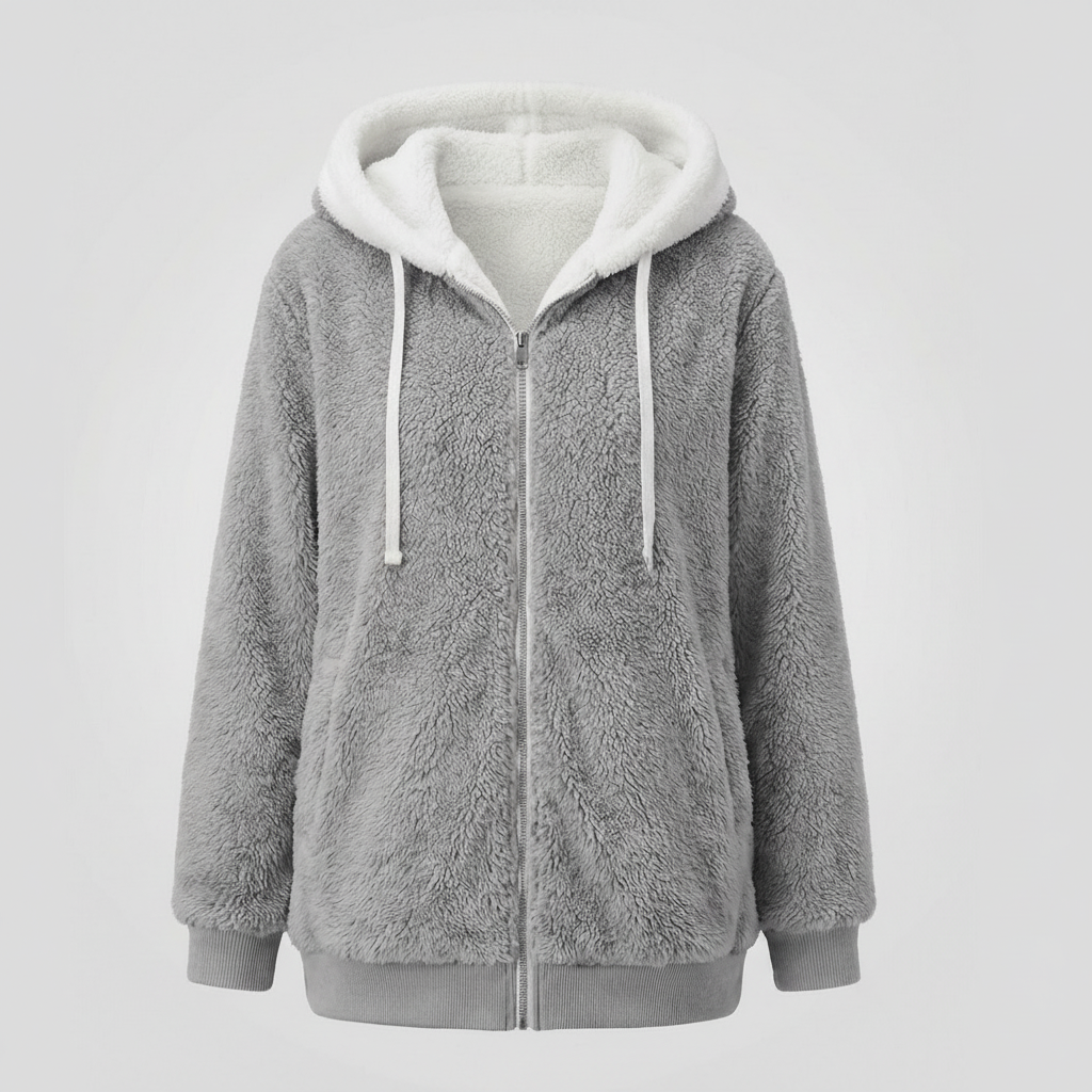 Übergroße Teddyjacke Damen | R&B