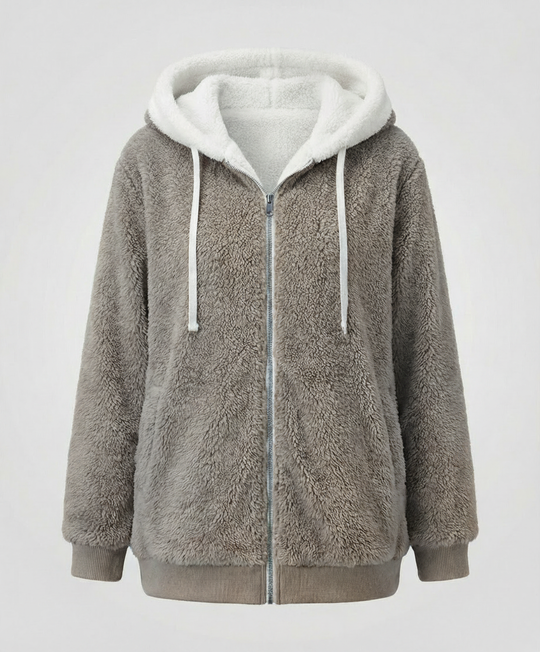 Übergroße Teddyjacke Damen | R&B