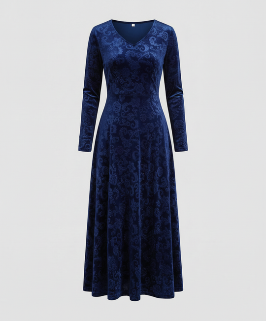Figurschmeichelndes Ausgestelltes Kleid | R&B