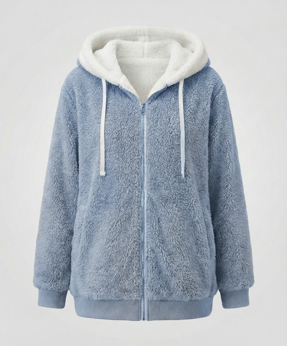 Übergroße Teddyjacke Damen | R&B