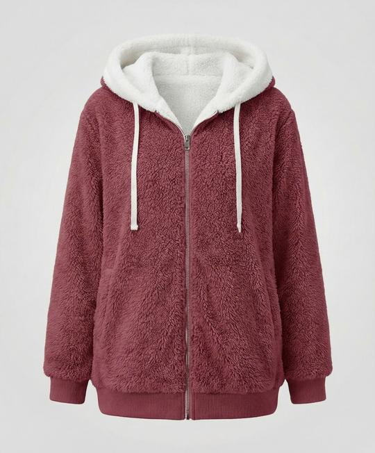 Übergroße Teddyjacke Damen | R&B
