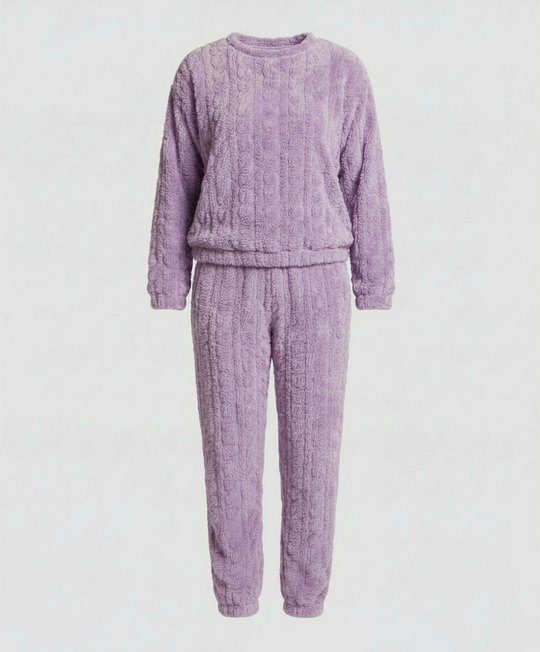Kuscheliges Damen Fleece-Pyjama-Set | R&B
