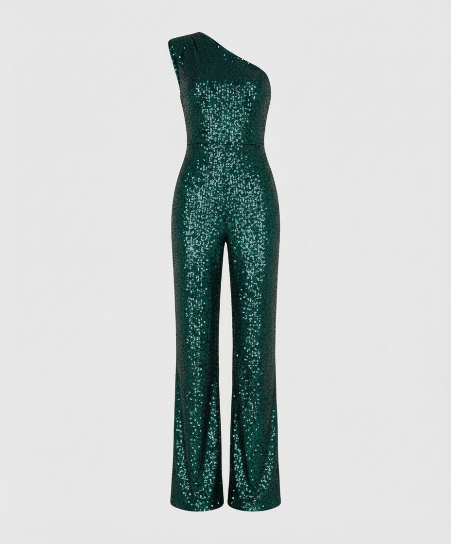Moderner Pailletten Jumpsuit Damen | R&B