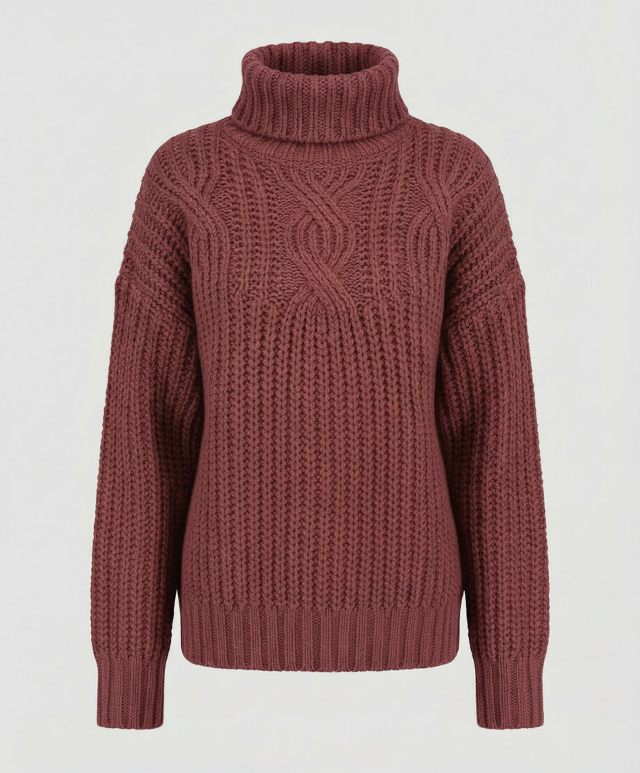 Bequemer Rollkragenpullover Damen | R&B