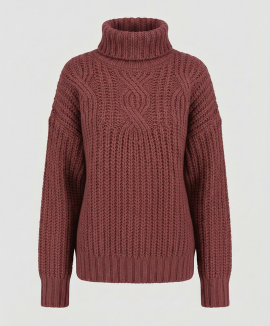 Bequemer Rollkragenpullover Damen | R&B