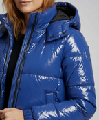 Hochglänzende Damen Steppjacke | R&B
