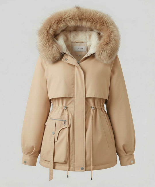 Warme Pelz Winterjacke Damen | R&B