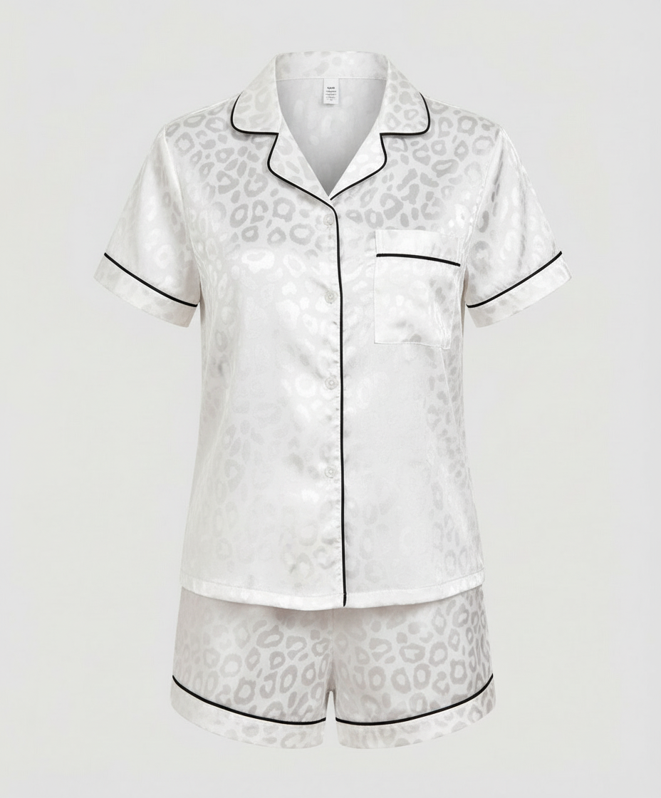 Satin Komfort Pyjama Set Damen | R&B
