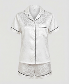 Satin Komfort Pyjama Set Damen | R&B