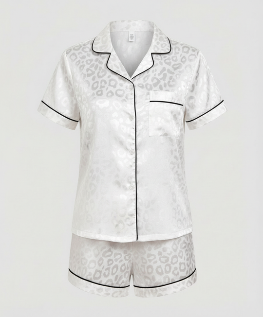 Satin Komfort Pyjama Set Damen | R&B