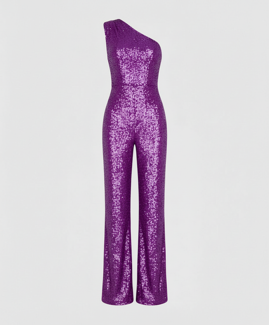 Moderner Pailletten Jumpsuit Damen | R&B