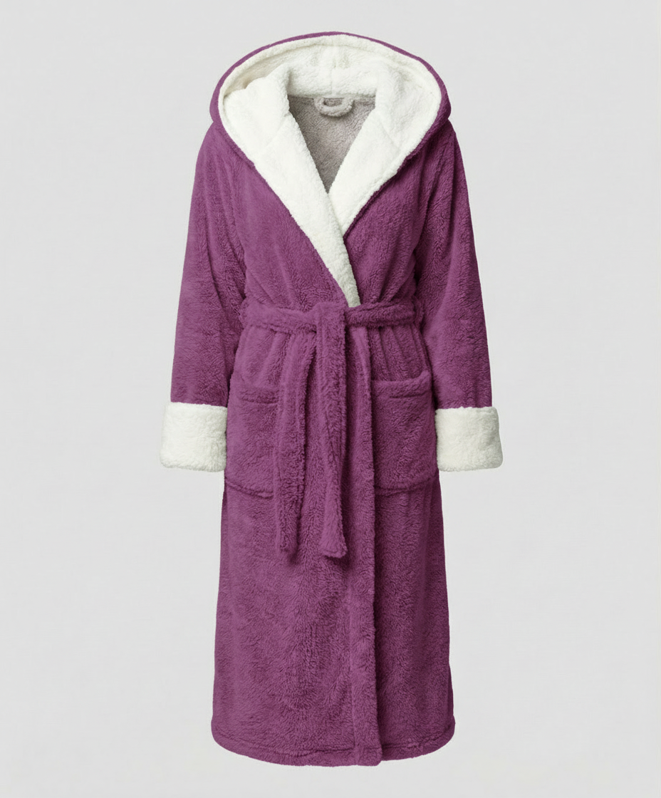 Kuscheliger Fleece Morgenmantel Damen | R&B