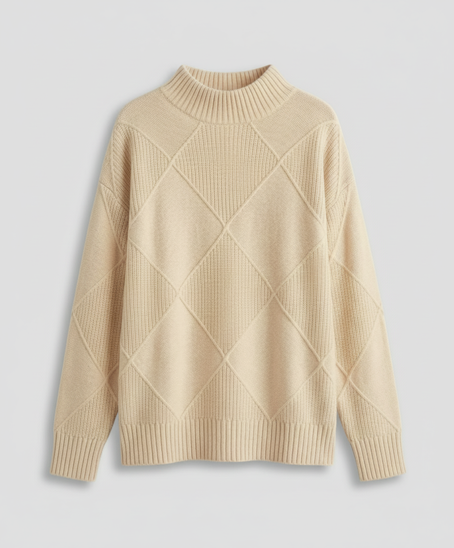 Weicher Rollkragenpullover Damen | R&B