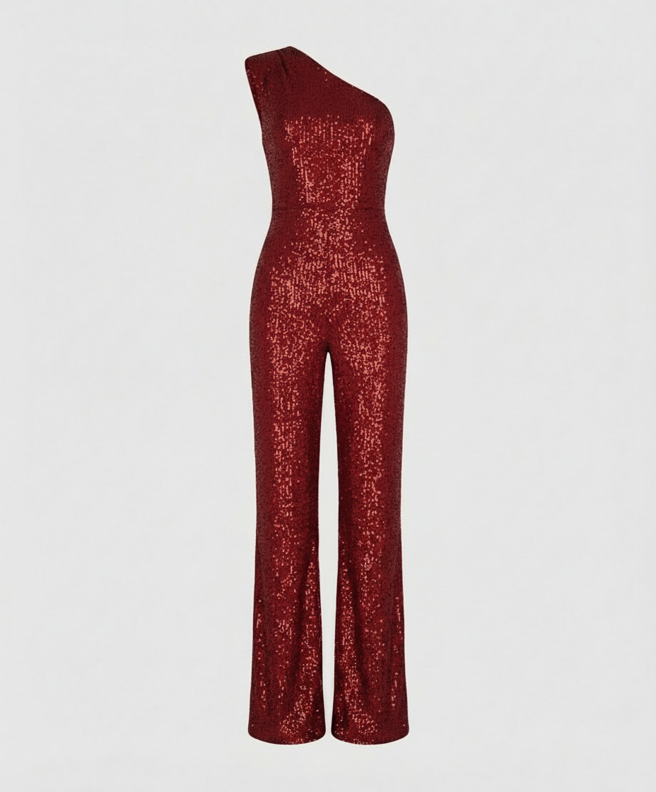 Moderner Pailletten Jumpsuit Damen | R&B