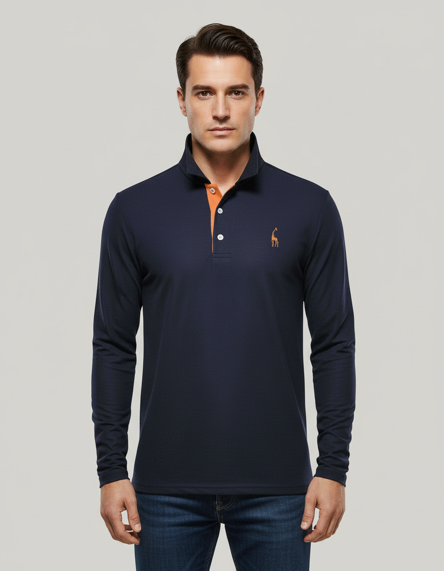Atmungsaktives Baumwoll Poloshirt Herren | EB