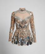 Eleganter Glitzer Body Damen | R&B