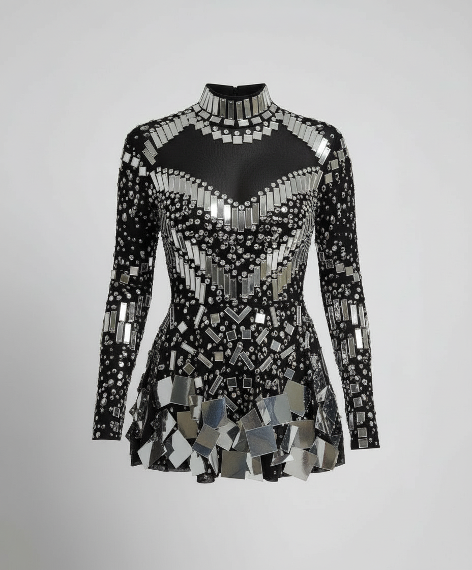 Eleganter Glitzer Body Damen | R&B