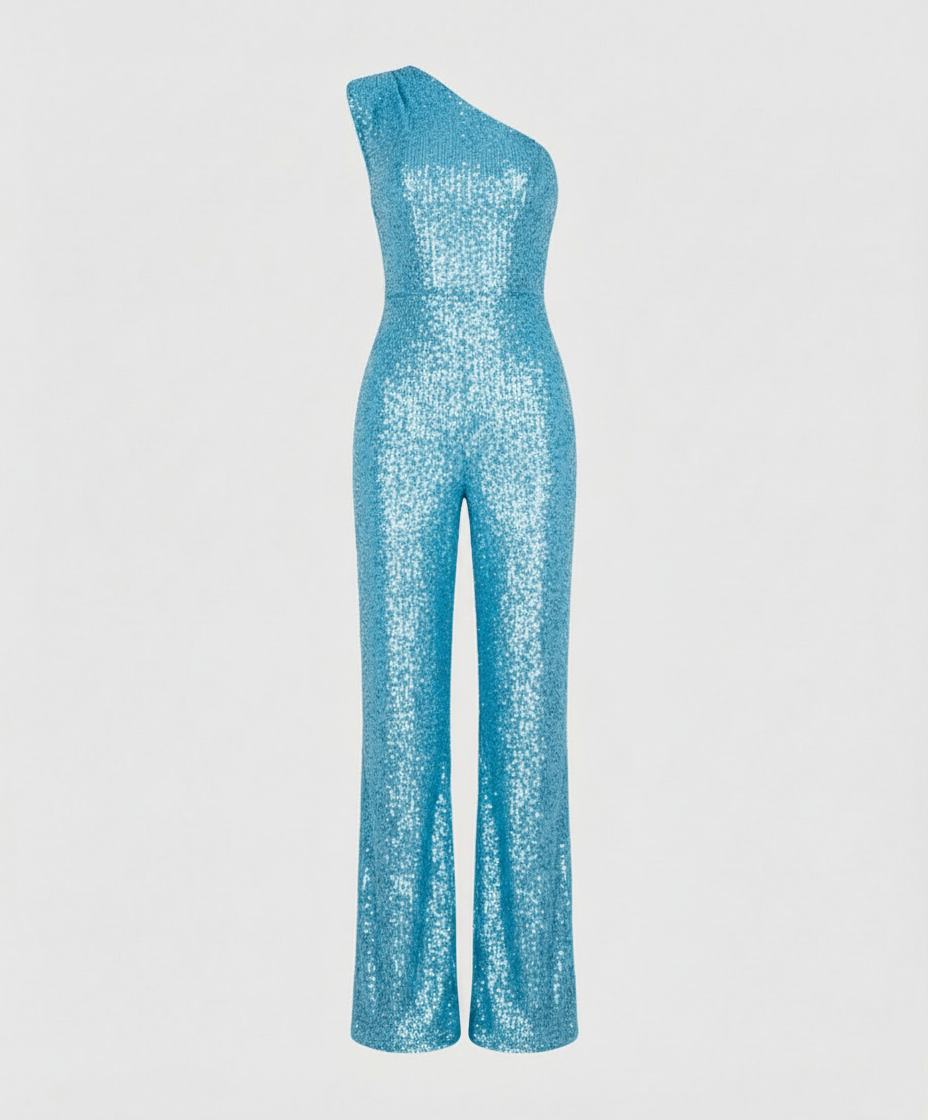 Moderner Pailletten Jumpsuit Damen | R&B