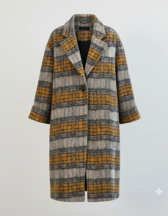 Eleganter Langer Wollmantel Damen | R&B